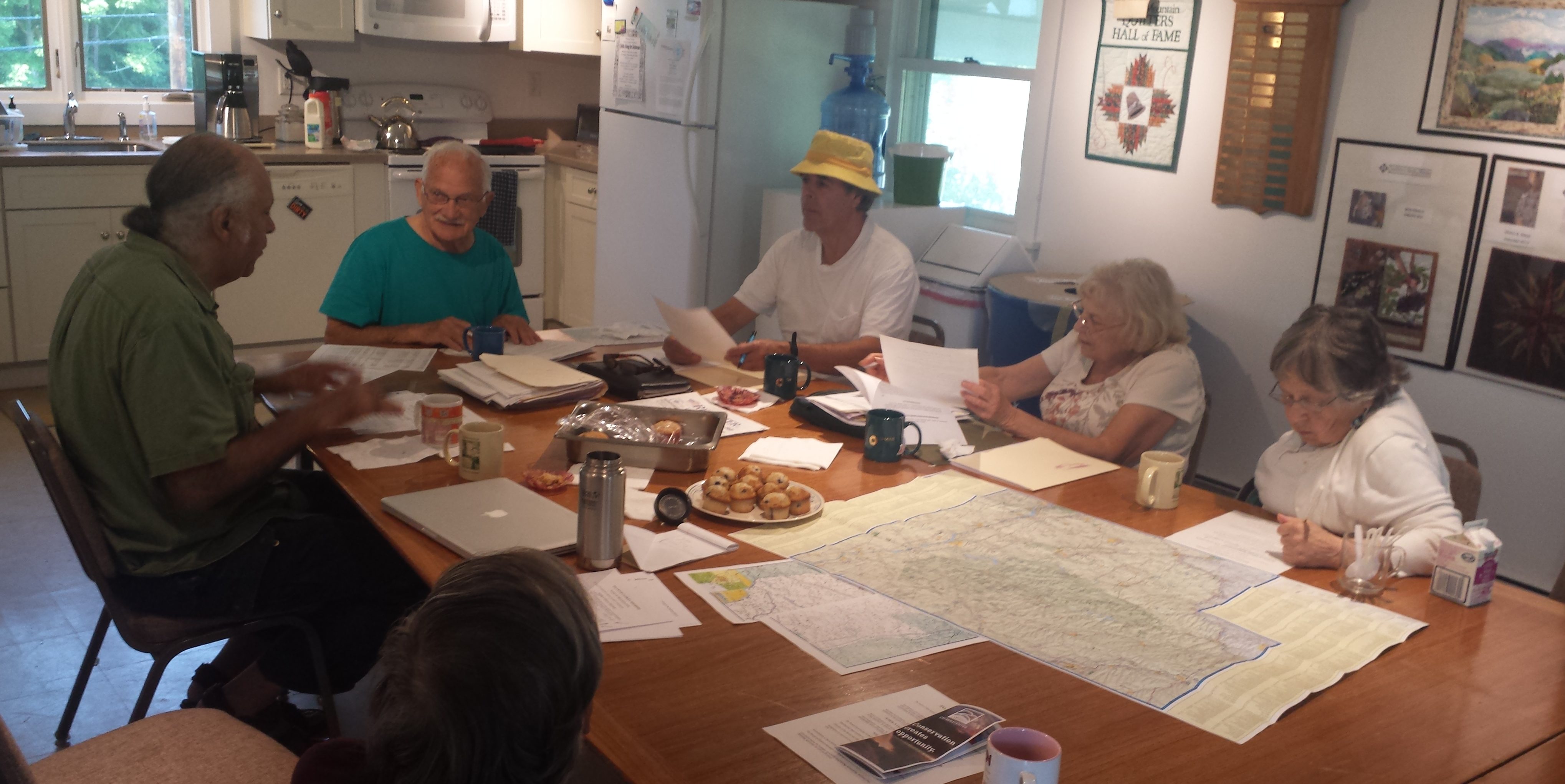Community members gathered at a Catskill Neighbors event